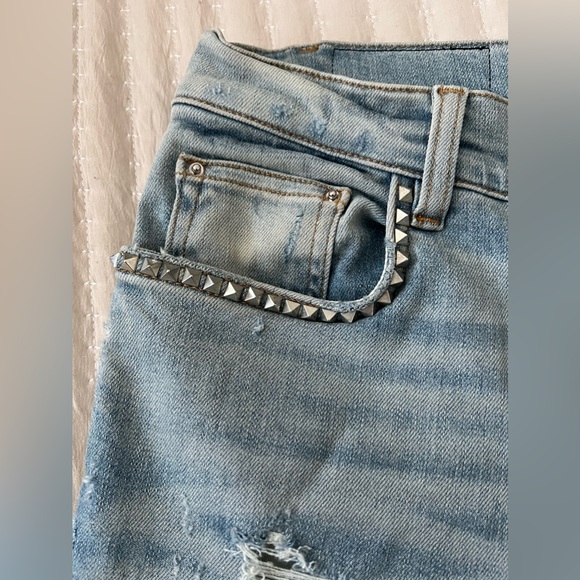 Amiri Art Patch Indigo Jeans size 32 - Picture 3 of 3